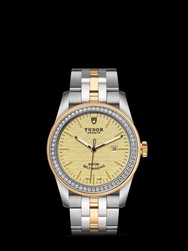 Tudor Glamour Date 31 Stainless Steel / Yellow Gold / Diamond / Jacquard Champagne / Bracelet