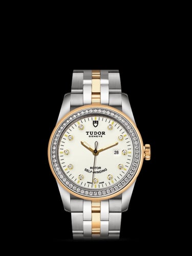 Tudor Glamour Date 31 Stainless Steel / Yellow Gold / Diamond / Opaline-Diamond / Bracelet