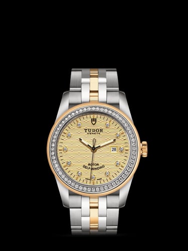Tudor Glamour Date 31 Stainless Steel / Yellow Gold / Diamond / Jacquard Champagne / Bracelet