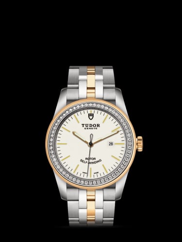 Tudor Glamour Date 31 Stainless Steel / Yellow Gold / Diamond / Opaline / Bracelet