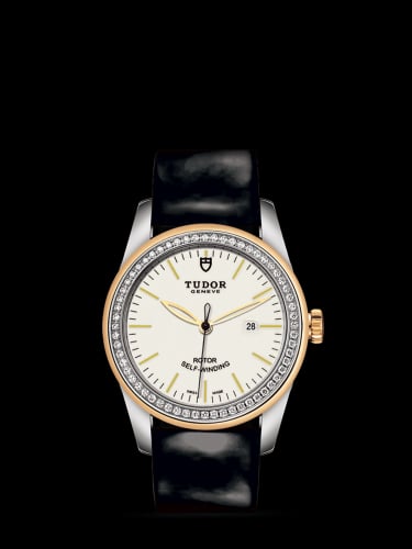 Tudor Glamour Date 31 Stainless Steel / Yellow Gold / Diamond / Opaline / Strap