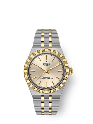 Tudor Royal Day-Date 30 Stainless Steel - Yellow Gold / Ivory