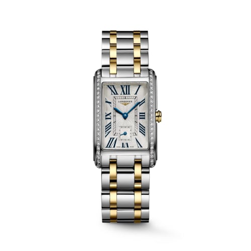 Longines DolceVita 23 Quartz Stainless Steel - Yellow Gold - Diamond / Silver - Roman / Bracelet