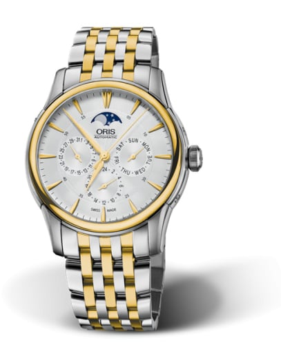 Oris Artelier Complication 40.5 Stainless Steel - Yellow Gold / Silver / Bracelet