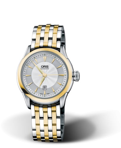 Oris Artelier Date 31 Stainless Steel - Yellow Gold / Silver / Bracelet