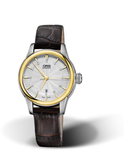 Oris Artelier Date Diamonds 31 Stainless Steel - Yellow Gold / Silver