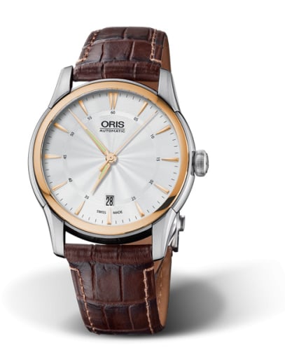 Oris Artelier Date 40.5 Stainless Steel - Rose Gold / Silver