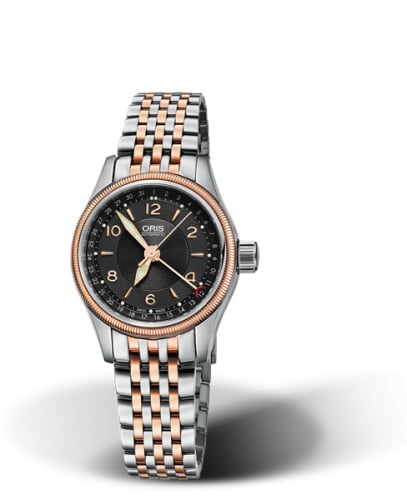 Oris Big Crown Pointer Date 29 Stainless Steel - Rose Gold / Black / Bracelet