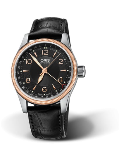 Oris Big Crown Pointer Date 40 Stainless Steel - Rose Gold / Black