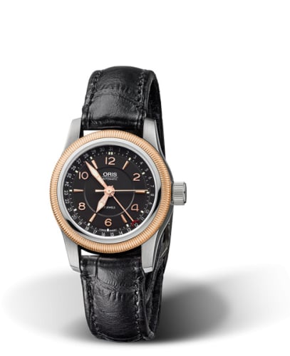 Oris Big Crown Pointer Date 30 Stainless Steel - Rose Gold / Black