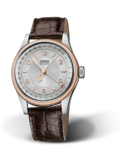 Oris Big Crown Pointer Date 40 Stainless Steel - Rose Gold / Silver