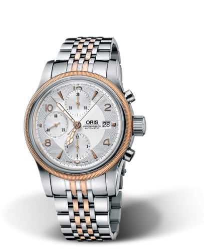 Oris Big Crown Chronograph Stainless Steel - Rose Gold / Silver / Bracelet