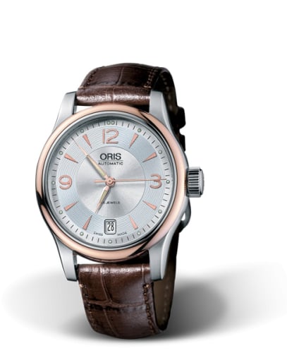 Oris Classic Date 37 Stainless Steel - Rose Gold / Silver