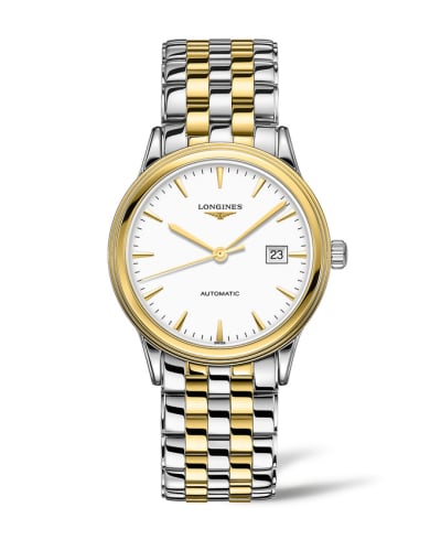 Longines Flagship 40 Stainless Steel - Yellow Gold / White / Bracelet