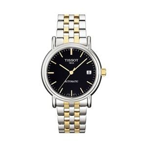 Tissot Carson Automatic 35.5 Stainless Steel / Yellow Gold PVD / Black / Bracelet