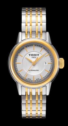 Tissot Carson Automatic 29.5 Stainless Steel / Yellow Gold PVD / Silver / Bracelet