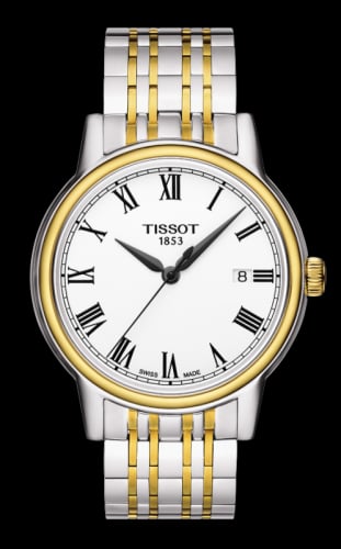 Tissot Carson Quartz 40 Stainless Steel / Yellow Gold PVD / White / Bracelet