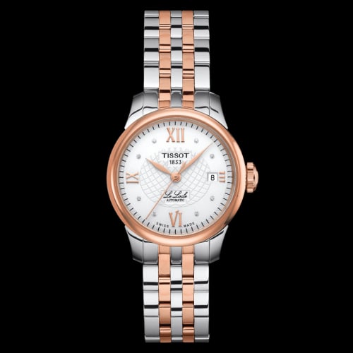 Tissot Le Locle Automatic Lady Stainless Steel - Rose Gold / Silver / Bracelet
