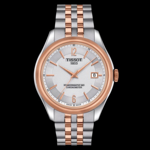 Tissot Ballade Powermatic 80 41 Stainless Steel / Rose Gold PVD / Silver / Bracelet