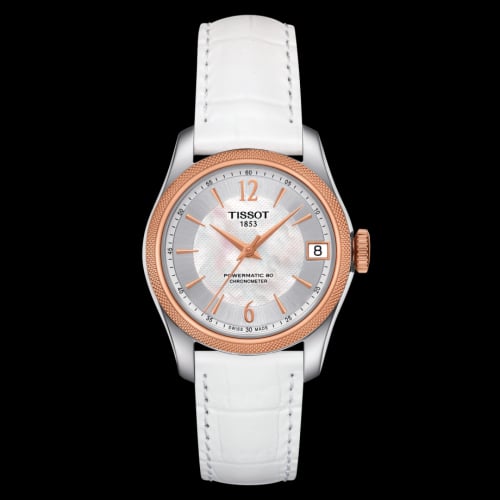 Tissot Ballade Powermatic 80 COSC 32 Stainless Steel / Rose Gold PVD / MOP / Strap