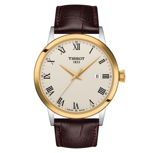 Tissot Dream Quartz 42 Stainless Steel - Yellow Gold / Ivory