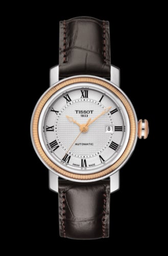 Tissot Bridgeport Automatic 29 Stainless Steel / Rose Gold PVD / Silver / Bracelet
