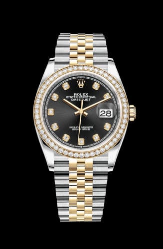 Rolex Datejust 36 Stainless Steel / Yellow Gold / Diamond / Black Diamond / Jubilee
