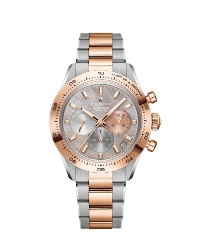 Zenith Chronomaster Sport Stainless Steel - Rose Gold / MOP / Bracelet