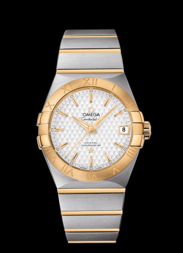 Omega Constellation Co-Axial 38 Stainless Steel / Yellow Gold / Silver Lozenge
