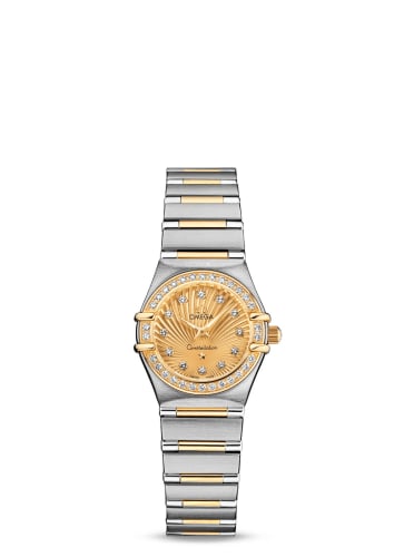 Omega Constellation Quartz 22.5 Stainless Steel / Yellow Gold / Champagne / 160 Years
