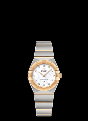 Omega Constellation Manhattan 25 Quartz Stainless Steel / Yellow Gold / MOP