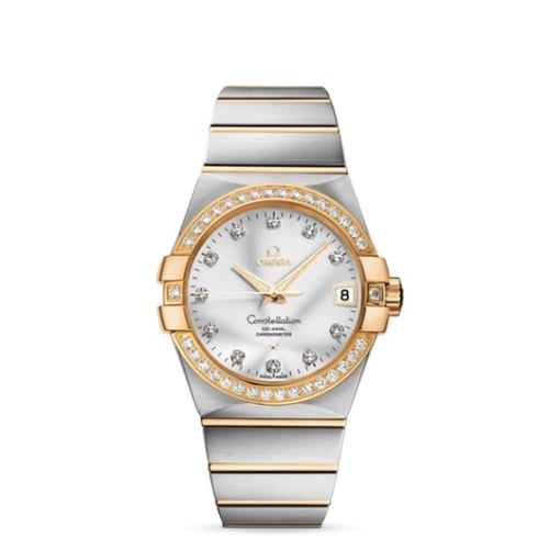 Omega Constellation Co-Axial 38 Stainless Steel / Yellow Gold / Diamond / Silver
