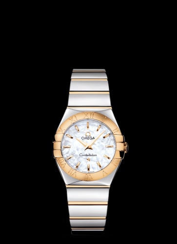 Omega Constellation Quartz 27 Polished Stainless Steel / Yellow Gold / MOP