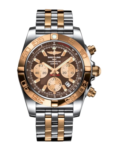 Breitling Chronomat 44 Stainless Steel / Rose Gold / Metallica Brown / Bracelet