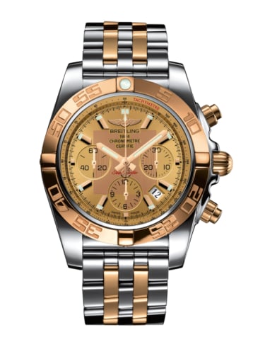 Breitling Chronomat 44 Stainless Steel / Rose Gold / Golden Sun / Bracelet