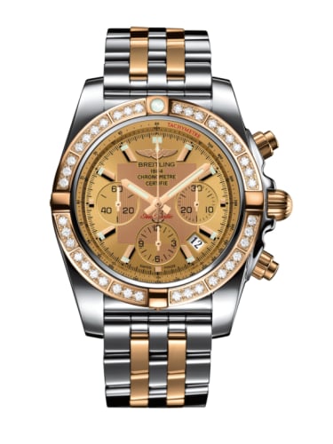 Breitling Chronomat 44 Stainless Steel / Rose Gold / Golden Sun Diamond / Bracelet