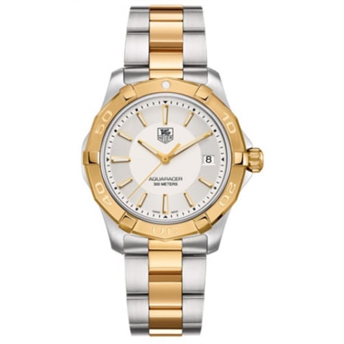 TAG Heuer Aquaracer 300M Quartz 40.5 Stainless Steel / Yellow Gold / Silver / Bracelet