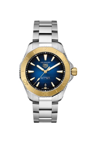 TAG Heuer Aquaracer Professional 200 40 Automatic Stainless Steel - Yellow Gold / Blue / Bracelet