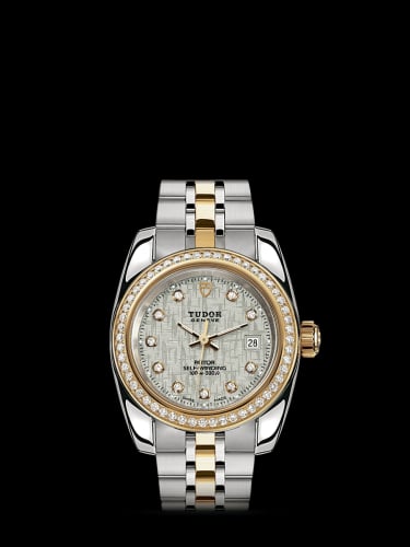 Tudor Classic 28 Stainless Steel / Yellow Gold / Diamond / Silver-Diamond / Bracelet