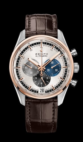 Zenith El Primero Chronomaster 42 Stainless Steel / Rose Gold / Silver / Alligator