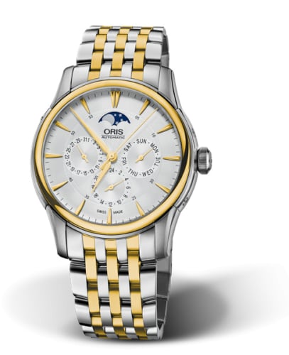 Oris Artelier Complication 40.5 Stainless Steel - Yellow Gold / Silver / Bracelet