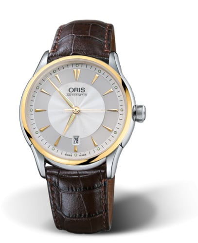 Oris Artelier Date 40 Stainless Steel - Yellow Gold / Silver