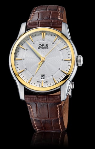 Oris Artelier Date 40.5 Stainless Steel - Yellow Gold / Silver