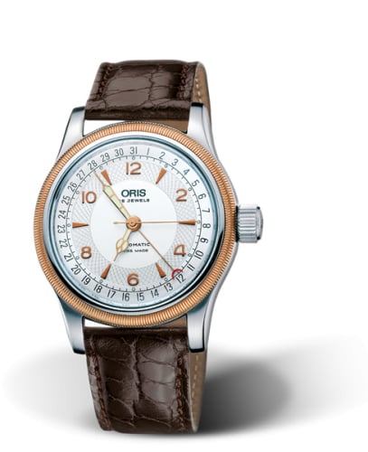 Oris Big Crown Pointer Date 40 Stainless Steel - Rose Gold / Silver