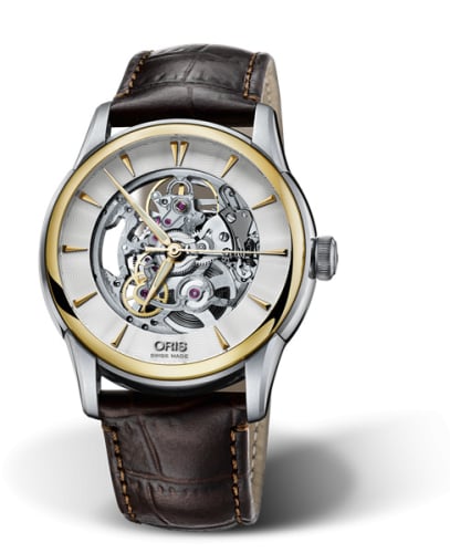 Oris Artelier Skeleton 40.5 Stainless Steel - Yellow Gold