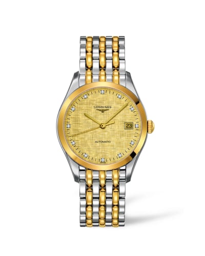 Longines La Grande Classique Automatic 36 Stainless Steel / Yellow Gold PVD / Champagne