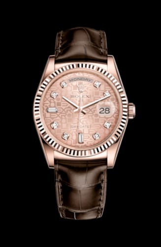 Rolex Day-Date 36 Everose / Strap / Pink Computer