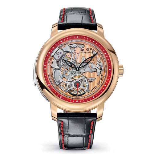 Patek Philippe Tourbillon Minute Repeater 5303R Rose Gold / Skeleton / Singapore 2019