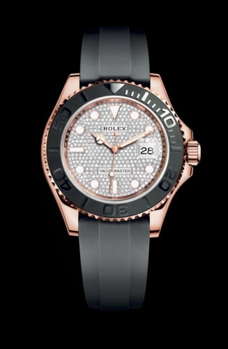 Rolex Yacht-Master 40 Everose Cerachrom / Paved