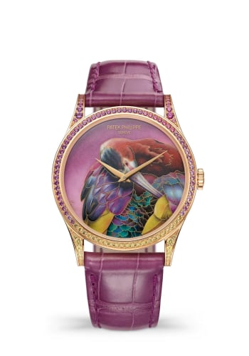 Patek Philippe Calatrava 5077 Rose Gold / White-Faced Ibis
